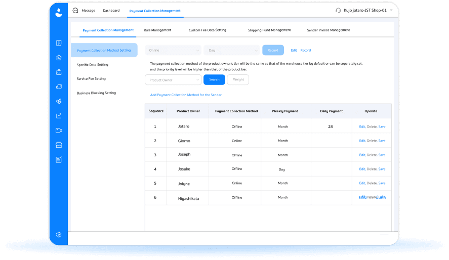 Lệnh thao tác và quy trình thu tiền cơ bản của kho fulfillment