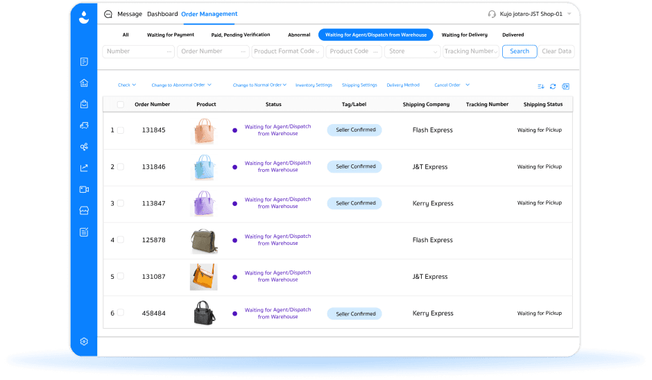 Chuyển đơn hàng về kho của thương hiệu