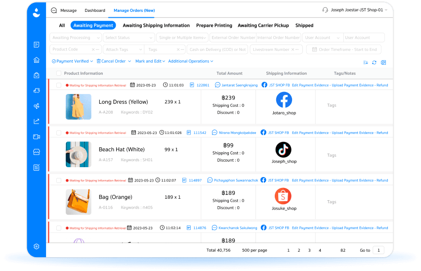 Tích hợp đơn hàng từ nhiều nền tảng vào một hệ thống chung